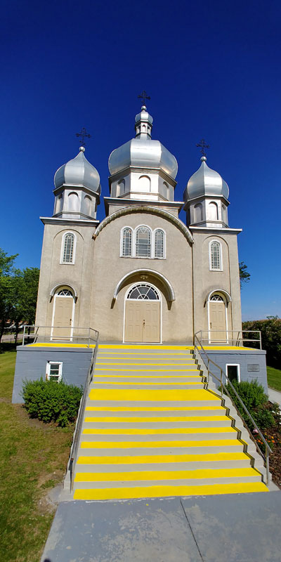 Meadow Lake All Saints Orthodox Church with Anti-slip surface